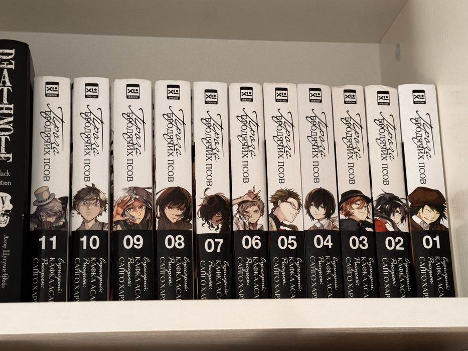 Бродячие псы,    Bungou Stray Dogs манга 11томов