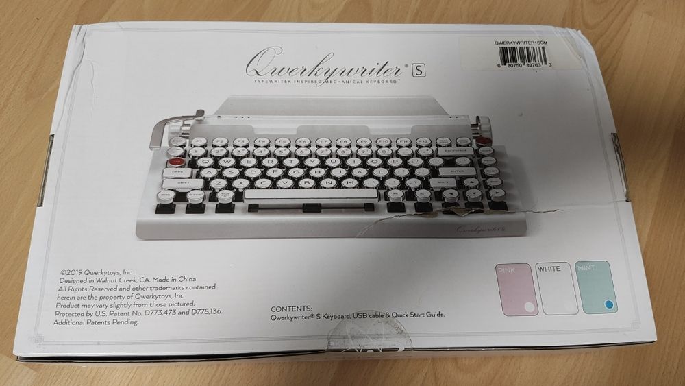 Нова ретро клавиатура Qwerkywriter S,
