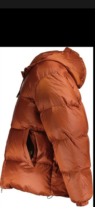 Geaca iarna cu puf, originală GANT,D1 shiny puffer, culoare ocru L -XL