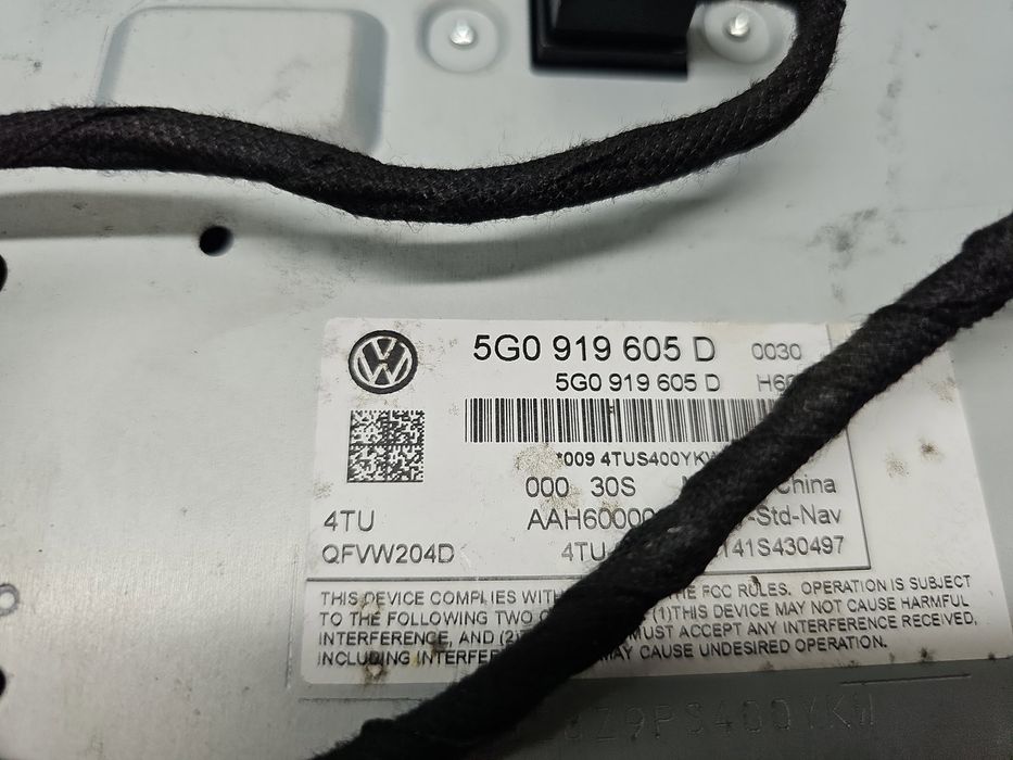 Radio CD cu navigatie Volkswagen Golf 7 (5G) [Fabr 2014-prezent] 5G091
