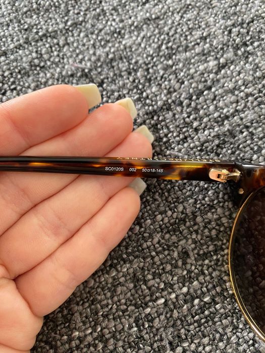 Нови оригинални слънчеви слънчеви очила Stella McCartney кафяво/черни