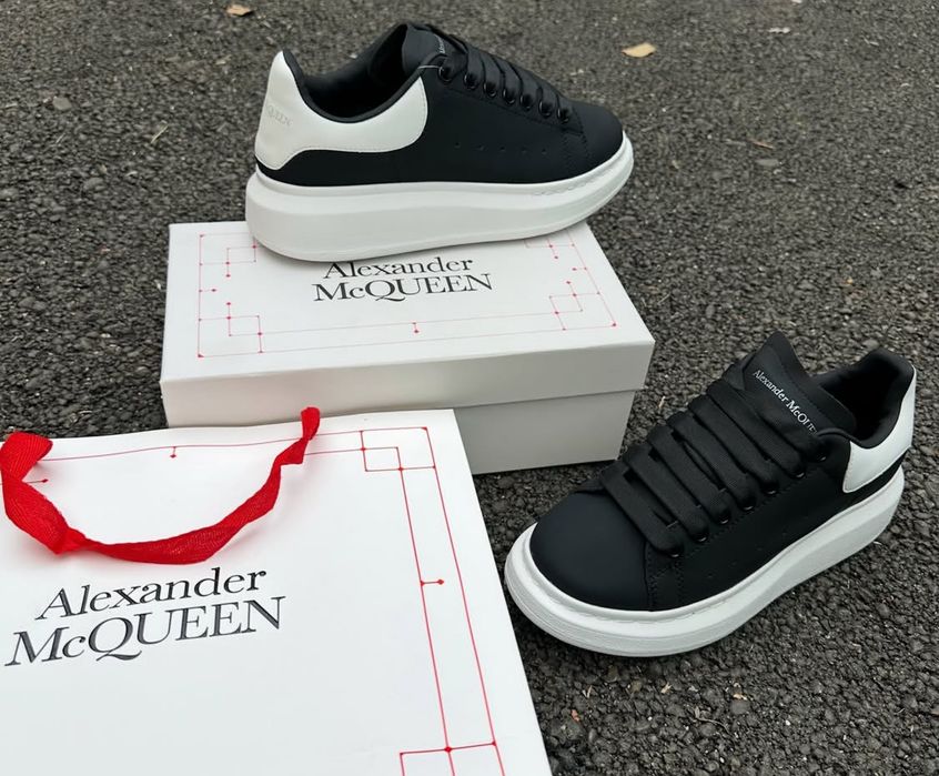 Alexander McQueen Adidasi Piele, noi, 36-44, Calitate Top
