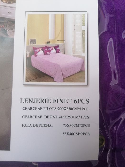 Lenjerie pat finet Pucioasa