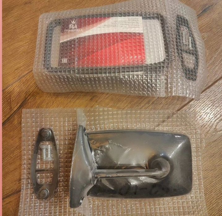 Зеркала на ваз. Корпус металл, хром.