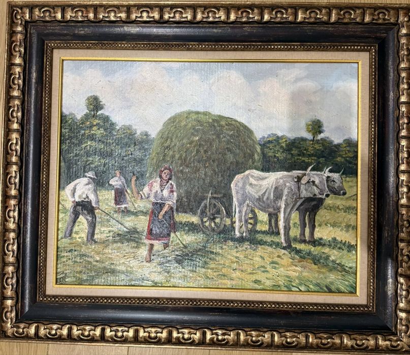 Tablou Paul Molda - scena rurala