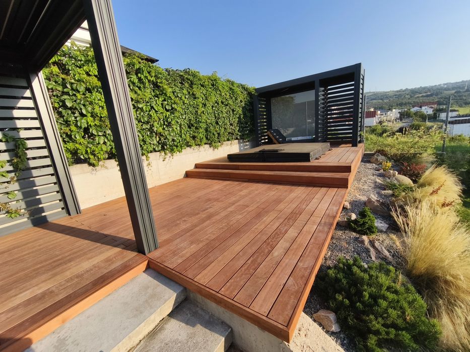 Constructii din lemn, acoperisuri, pergole, terase, casute, deckuri…