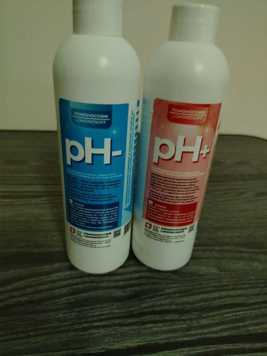Комплект регуляторов кислотности pH Up / pH Down (2х500 мл)