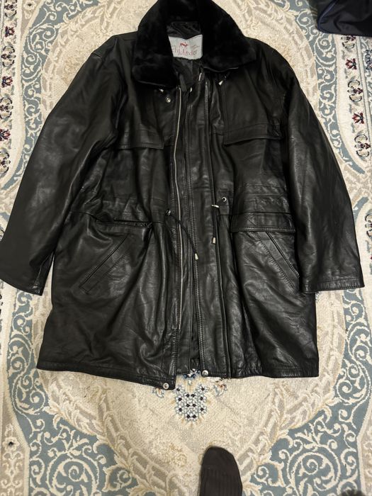Куртка кожаная размер 52-54