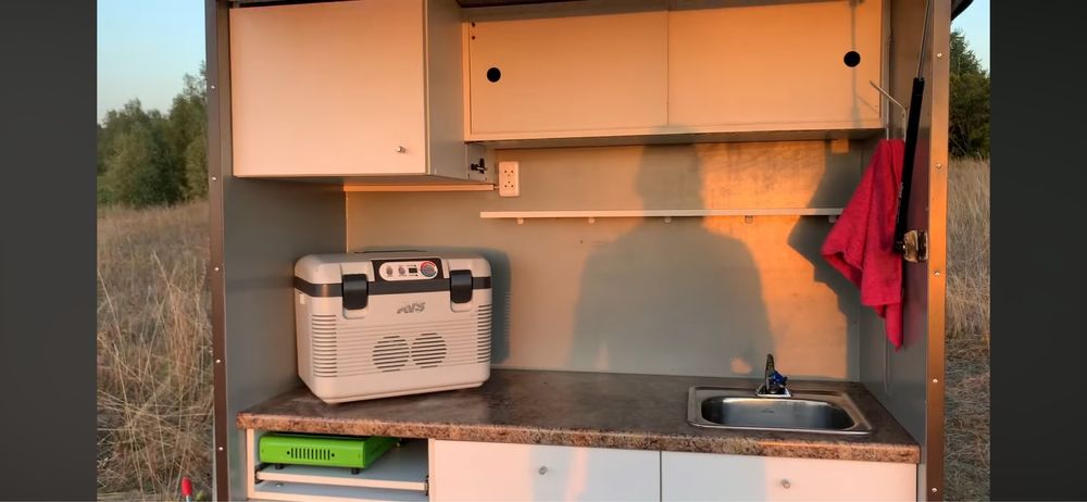 Прицеп атодом кемпер