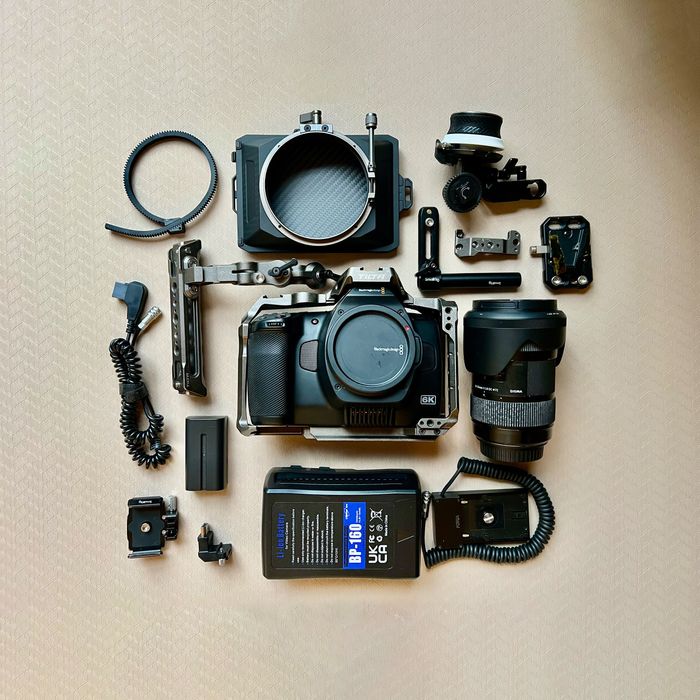 Blackmagic 6k Pro полный кино комплект