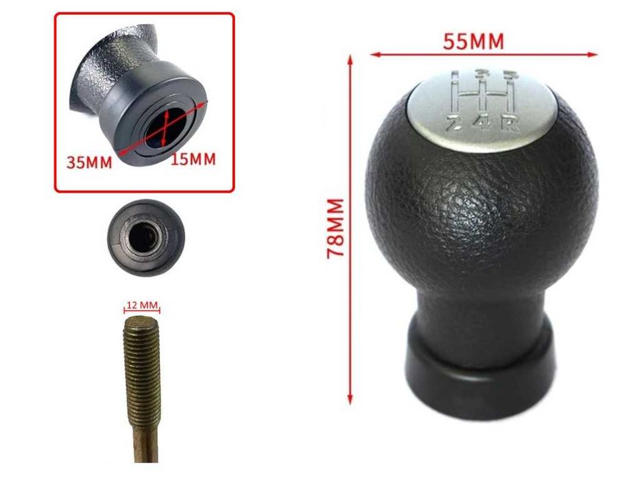 Топка за скоростен лост за Fiat Sedici , Suzuki Swift  , SX4, Alto MK7