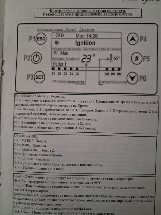 Пелетна камина използвана