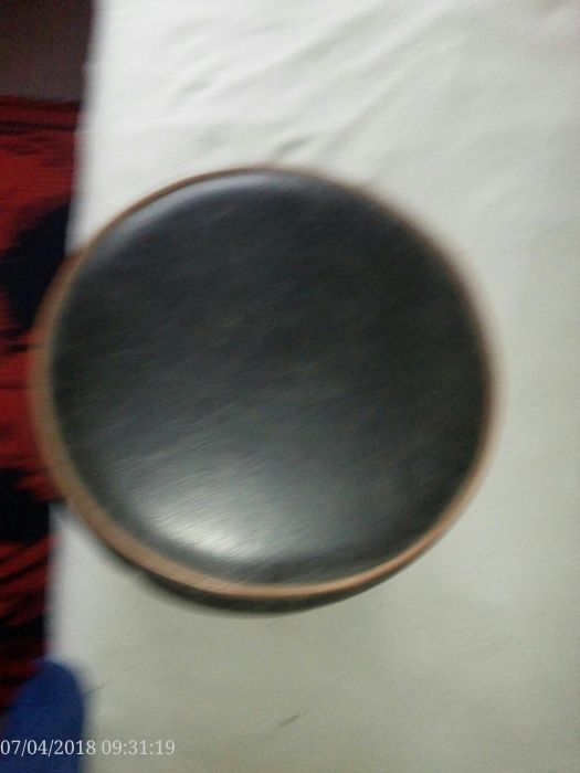 Butuci(scaune) tapițate,2 bucăți,culoare negru,imitatiede piele