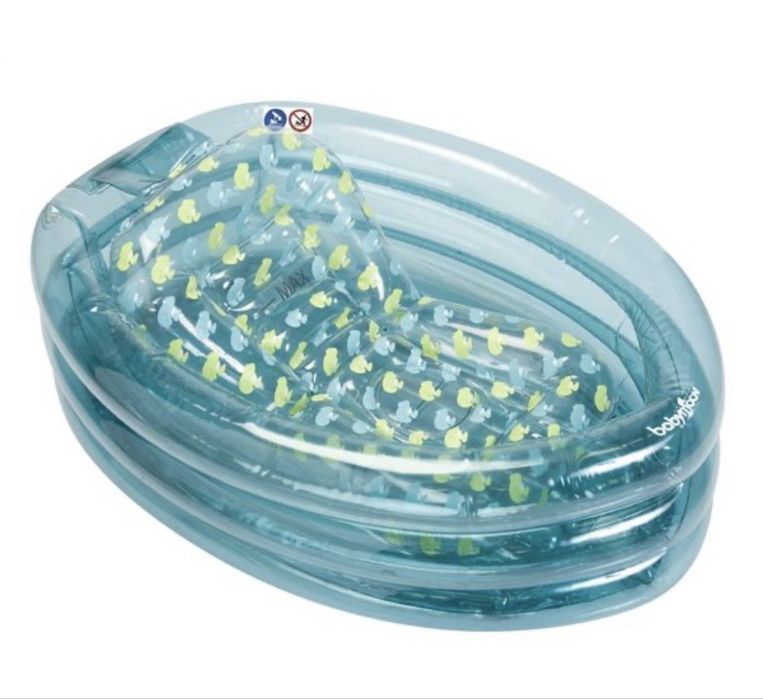 Надуваемо бебешко корито басейн Evolutiva 2 In 1 Babymoov, Aqua