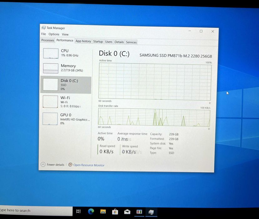 Лаптоп Dell Latitude 7280, Intel Core i7 7600U, 8GB ram