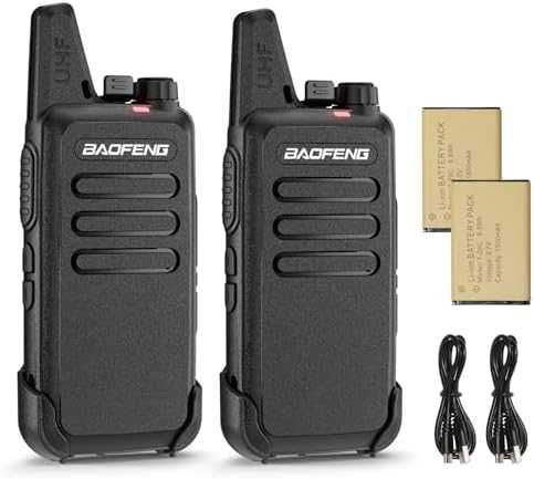 Нови Baofeng T22 уоки токи 2 броя 16 канала 1500mAh радиостанции