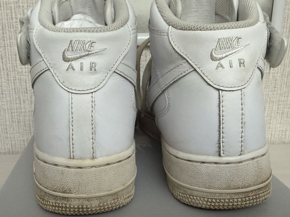 Nike Air Force 1 Mid ’07 Белые Оригинал