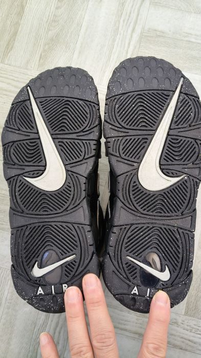 Nike Air More Uptempo '96 Black Metallic Silver