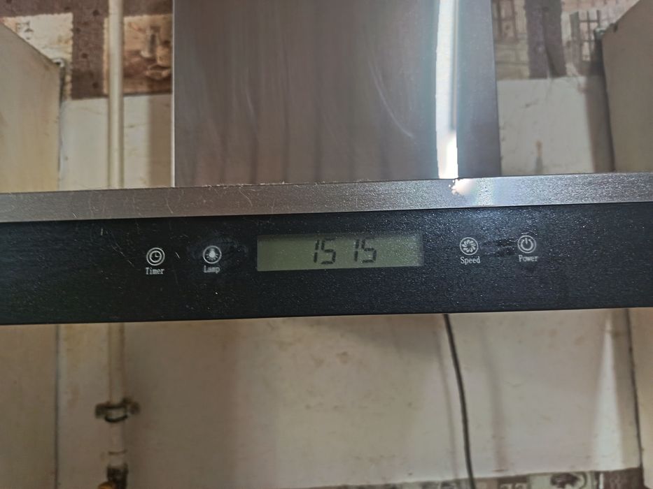 Газ плита с вытяжка