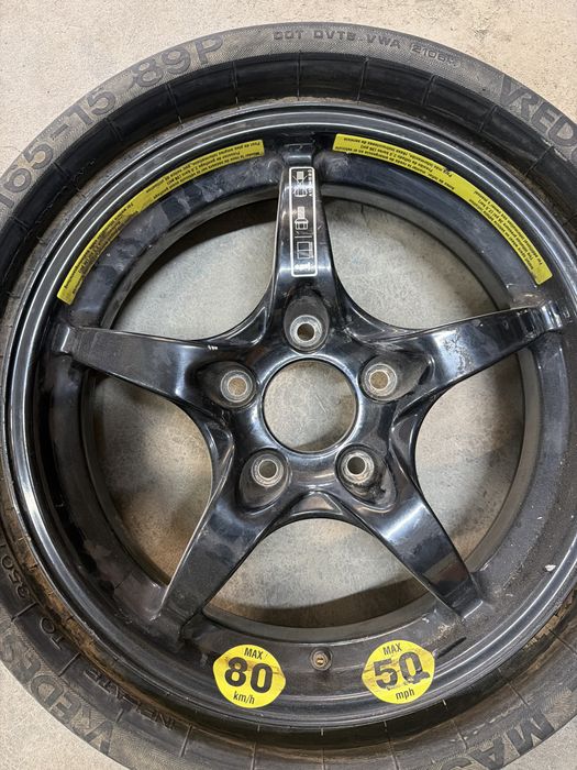 Патерица сгъваема резервна гума Мерцедес 5*112 165/70/16 и 165/70/15 Mercedes