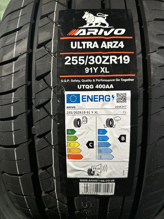 Нови летни гуми ARIVO ULTRA ARZ4 255/30R19 91Y XL НОВ DOT