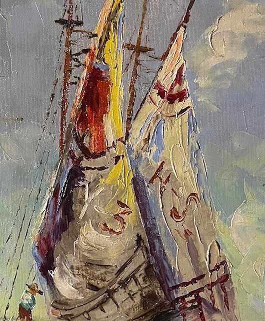 Tablou VECHI, impecabil, semnat Rudolf NEGELY. 80x60cm(100x80 cu rama)