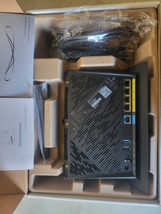 Router Assus RT-AX 86S  + Amplificator semnal wifi Mesh wi fi extender AC1750 DUAL BAND
