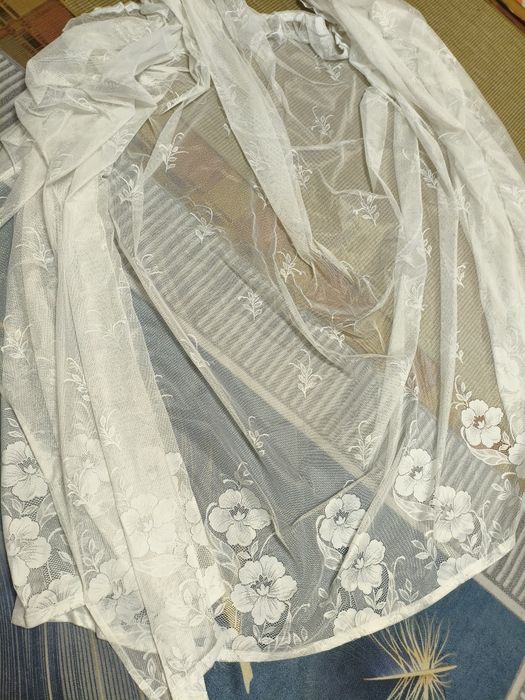 Тюль. Белые. Для кухни и для зала