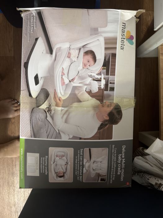 детский электрошезлонг- люлька Mastela Deluxe Multi-motion Baby