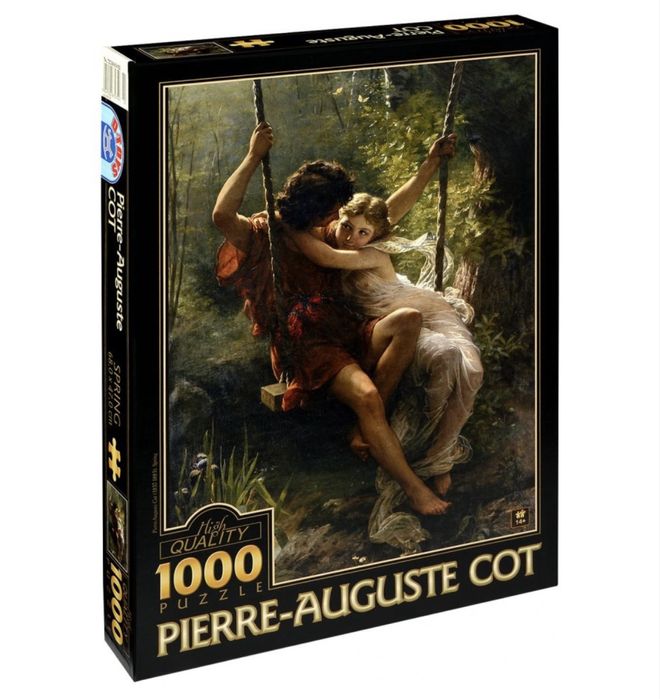 Нареден пъзел 1000 части Пролет Пиер Огюст Кот