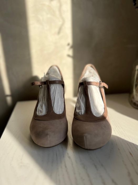 Туфли бежевые очень удобные