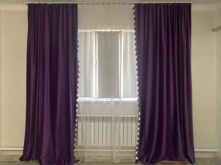 Шторы      тюль. комплект