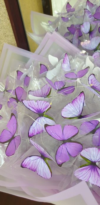 букет с бабочкой