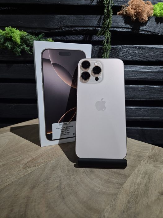 iPhone 16 Pro Max 256gb Desert Neverlocked Bat 91%/Fact+Garantie