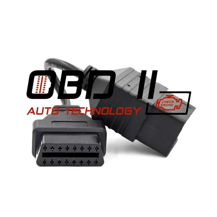 Кабел / Преходник / Адаптер за Toyota 17 Пина 17 Pin Тойота Delphi