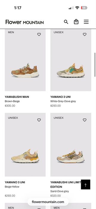 Кроссовки Flower Mountain