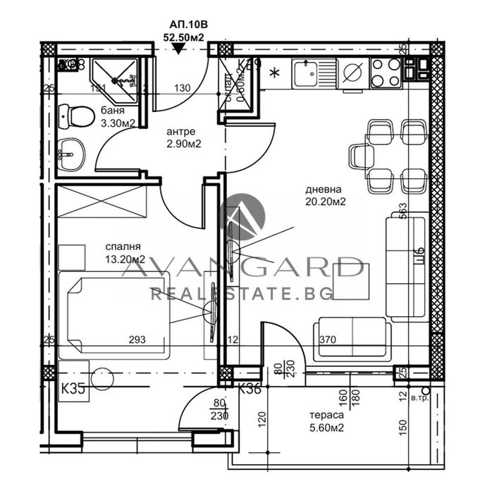 оф.23309 Двустаен/ Беломорски