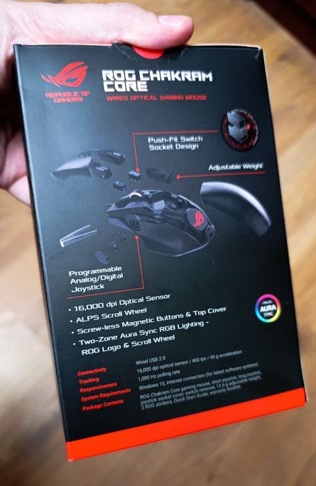 Мышь ASUS ROG Chakram Core Wired