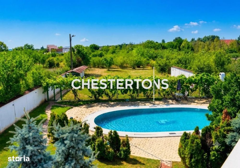 Vila exclusivista cu piscina si teren de 4.500 mp în Domnesti - Elegan
