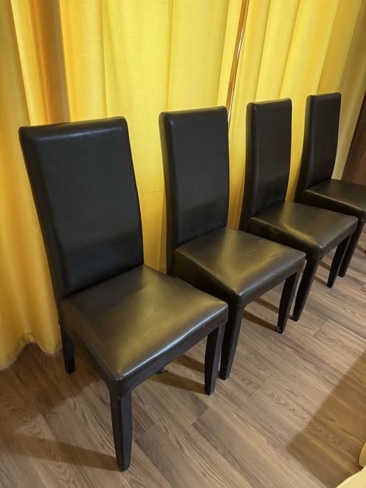 Set 4 scaune negre