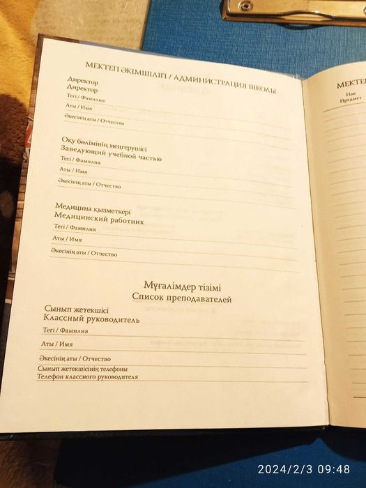 Дневник школьника новый