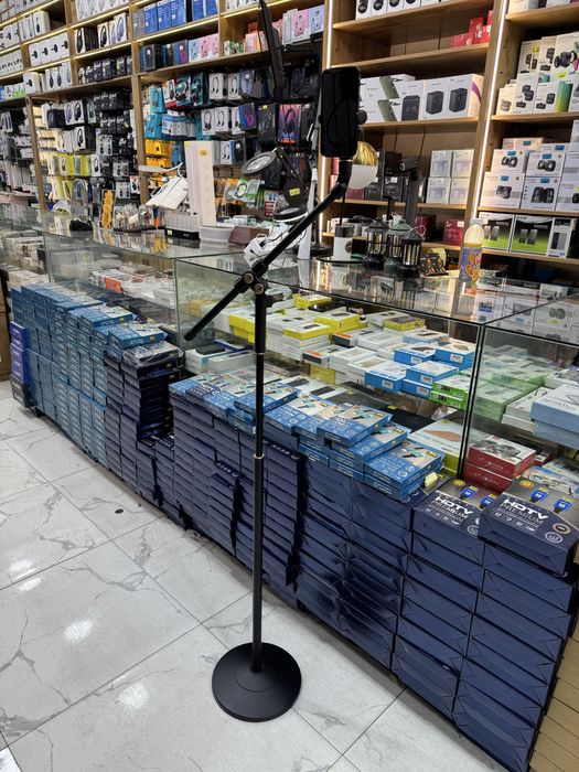 Штатив для телефона вертикальный и горизонтальный с журавлем