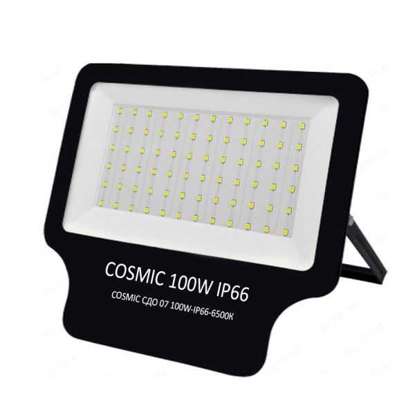 Прожектор светодиодный COSMIC СДО 07 100W-IP66-6500K-Черный: 80 000 сум ...