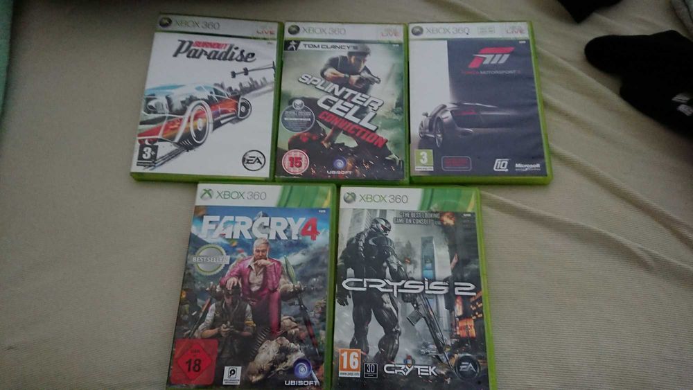 Комплект от 5 игри за Xbox 360