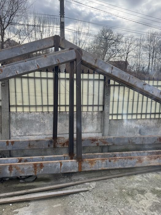 Structura hala metalica ferme deschidere 10m