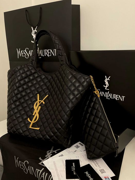 Poseta/Geanta Yves Saint Laurent ICare Leather 43x38x5