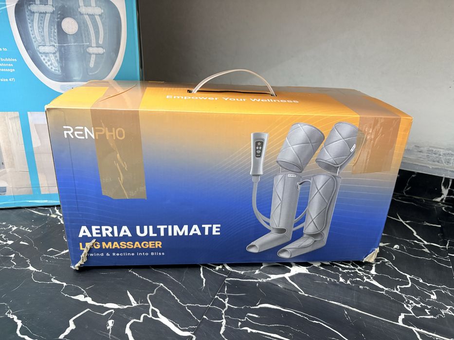 aparat de masaj pentru picioare cu presopunctură și compresie de aer RENPHO Aeria Ultimate Leg Massager