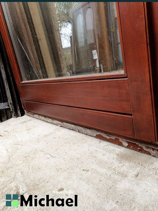 Usi terasa lemn masiv,cu obloane,Gaulhofer ,Austria (Sabrina 8221 )