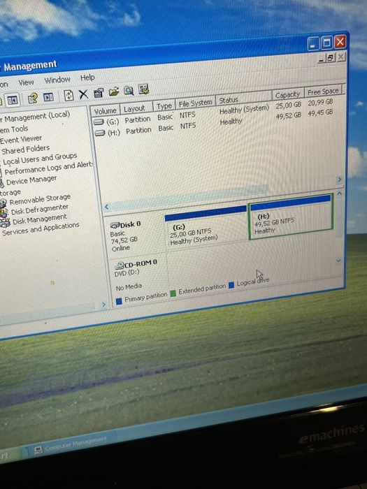 Laptop Emachines e525