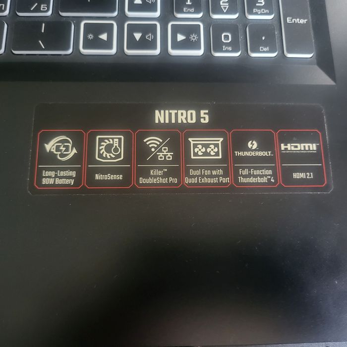 Acer Nitro 5 AN517-55 (17.3”) I9 , 8GB GPU , 32GB ram